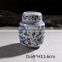 Chinese style blue and white antique chinese cremation urn