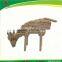 standing christmas wooden deer decoration