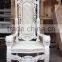 wedding stage bride and groom king throne chair with lions armrest