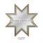 Star shaped wall mirror for home/hotel decor