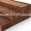 2016 hand made three layers countertop ring display case customized