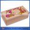 Luxury design square shape doll packaging box with ribbon