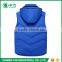 Top Fashion Winter Warmful Outwear Mens Hooded Reversible Down Feather Vest