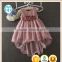 New Children cotton net frocks designs Pink Flower girls party dress Gray kids clothing Green baby clothes princess dress photo