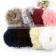 Hot selling lady hair accessories rex rabbit fur hair band with low price