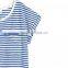 2017Women Short Sleeve T-Shirts different size for choice patchwork striped
