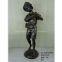 Small Cast Bronze Little Boy Sculpture