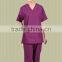 Medical scrubs uniform polyester custom high quality hospitality dress nurse tunic trouser & cap medical scrub v neck suits