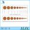 Kid toy original Sensorial educational nursery school montessori material knobbed cylinder blocks control cards