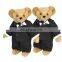 2018 Valentine Gift White Teddy Bear Soft Plush Toy Pretty Couple Bride And Groom I love you Teddy Bear