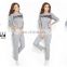 Quick Dry Sexy Women Sports Set Zip Tracksuit /Training Suit/Jogging Suit made of 100% Polyester