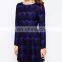 2015 summer hot European style long sleeve lace dress women