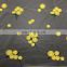 OLF0164 High quality embroidery small yellow flower lace design tulle lace fabric for dress