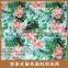 Green Nice Flowers High End Fashion Swiss Dot Poly Chiffon Fabric Print