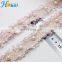 hit155 3cm New design beaded ribbon trim for garment shoes bags