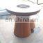 Outdoor garden bbq brazier dome fire pit and bbq function