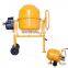 electric motor portable concrete mixer with plastic drum