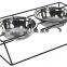 New Type Top Sale Iran Frame+Stainless Pet Food Bowl