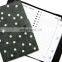 Color custom A4 A5 A6 felt notebook cover with pen holder for promotional