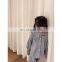6628/Cute Cherry Embroidery Hot Sell Kids Children Pajamas Sets Long Sleeve Casual Girls Sleepwear