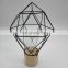Wooden Metal Lantern Led Copper Wire String Light For Home Decoration Night Light