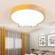 Sweet Romantic Log Splicing Surface Mounted LED Round Ceiling Light