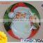 Decal Glass Plate In Round Shape