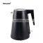 Honeyson new 5 star hotel supplies luxury black 0.8L cordless electric kettle