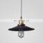 Loft Vintage Pendant Light E27 Ретро-индустриальная подвесная лампа из черного железа
