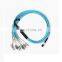 10meters 24 Cores MPO to LC Male OM3 Fan Out Fiber Optic Patch cord mtp/mpo to lc breakout cables