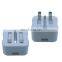 UK Wall Plug Power Travel 100 240v 50 60 hz Converter Type C Micro USB Mobile Adaptor Adapter for Cell Phone