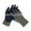 Hot selling Cut Resistant Gloves with Foam Nitrile Coating on Palm ANSI A7 work safety garden glove