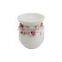 withe flower mini modern ceramic essential candle aroma aroma tea light oil incense burner