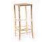 Great Price Yellow Retro Straw Hemp Rope Timber Wood Home Furniture High Bar Stool Seat