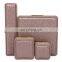 Factory Wholesale Pu Leather Brown Color Custom Jewelry Ring Boxes