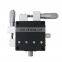 High Precision 60*60mm XY Axis Displacement Platform Trimming Station Sliding Table Manual linear stage