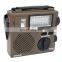 GR-88P FM/MW/SW Full Band Radio Receiver Digital Hand Dynamo Radio with Emergency LED Light