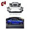 CH Factory Outlet Car Upgrade Rear Diffuser Spoiler Cover Mudguard Tail Lamp Tuning Body Kit For Audi A3 2017-2020 To Rs3