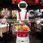 Advance Technology Food Delivery Robot / Service Robots Humanoid / Hotel Food Beverage Robot For Restaurant Burger Shop