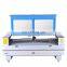 China auto feed laser cutting machine co2 double head from jinan