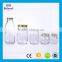 150ml 300ml 500ml 1000ml custom made clear glass embossed mason jar                        
                                                Quality Choice