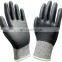 Aramid Fiber Stain Steel Yarn Nitrile Palm Dipped Fire Resistant EN388 4X42F Anti Cut Proof Work Glove