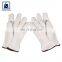 Straight Thumb Color Binding Plain Style Leather Gloves for Wholesale Purchase