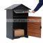 Galvanized Steel Power Coating Free Standing Parcel Drop Box Standing Mail Box