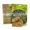 Custom resealable 3 side sealing spice packaging bags food mylar foil aluminum seasoning packaging pouch