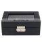 3 Girds Carbon Fiber Luxury Watch Case Holder Organizer Storage Box for Rings Bracelet Display Holder Case