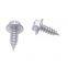 ODM Hex Head Serration Screw Self Tapping Thread White/Black Coating