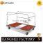 Foldable hand platform truck trolley