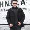 Men's New Winter Thickened Detachable Shell Replacement Fur Coat with Rabbit Fur Filling