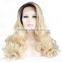 Hot Selling 1b 613# Long Style Synthetic Wig Body Wave Lace Front Wig